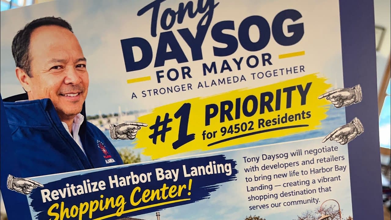 Video: Tony Daysog’s 4 Point Plan For Harbor Bay Landing Shopping Center